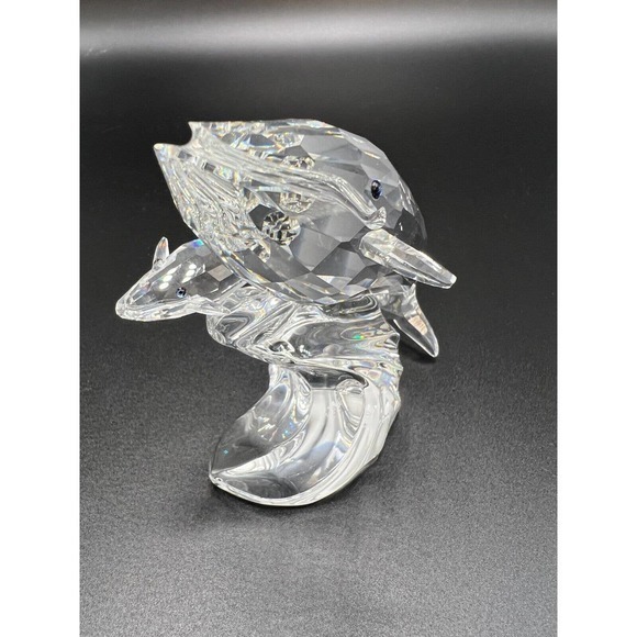 Swarovski Crystal SCS 1992 Annual Edition "Care for me" the Whales with Box - Picture 7 of 7